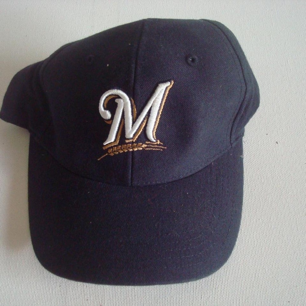 MILWAUKEE BREWERS KIDS YOUTH HAT CAP VINTAGE 00S Y2K M3‎